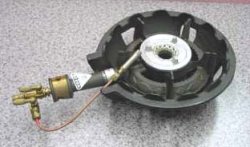 画像1: ハイカロリー・1重・小　ガスバーナー（業務用）鉄鋳物製