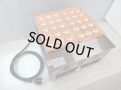 画像1: 業務用　電気式　明石焼器　手打ち銅板