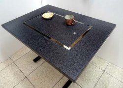 画像7: 1050ｘ750ｘ高さ720　手造り上鉄板（研磨）２本足長　