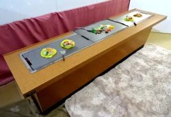 画像6: ２６００ｘ６５０ｘ高さ７５０　中央メイン焼鉄板付　注文生産/