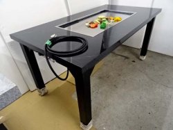 画像2: 電気式　鉄板焼き　お好み焼　テーブル　注文生産