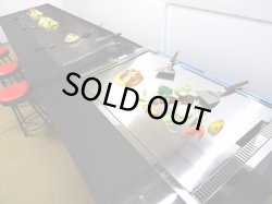 画像3: 全長３８００ｘ８００ｘ高７５０　注文生産　別注可　鉄板焼・お好み焼カウンター/