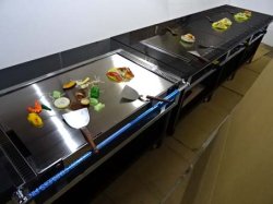 画像4: 全長３８００ｘ８００ｘ高７５０　注文生産　別注可　鉄板焼・お好み焼カウンター/