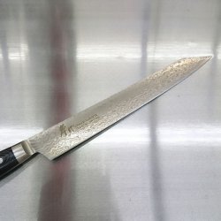 画像4: 堺孝行　コアレス　ダマスカス　リネンマイカルタ　260mm　剣型柳刃　新品