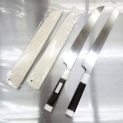 画像4: 影打 玄武 (本焼白二鋼) 先丸正夫 300mm　波浮かし 波紋がたまらない 入荷しました　鏡面（元々）鞘付（元々）