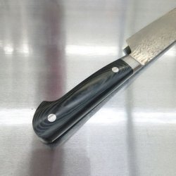 画像6: 堺孝行　コアレス　ダマスカス　リネンマイカルタ　260mm　剣型柳刃　新品