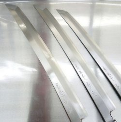 画像8: 堺孝行 斬月 先丸正夫 銀三鋼 塗り鞘ピン付き(元々) 300mm 330mm 360mm 390mm  レア ステンレス系 サビにくい