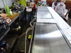 画像2: ３６００（1800＋1800）ｘ（７００＋パイプ５０）ｘ高さ７５０　白石目柄　即納可/