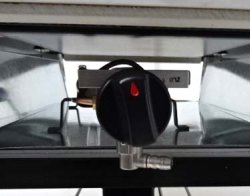 画像5: 750ｘ750x高720　２本足長　白石目柄　蓋付き（食卓テーブル兼用型）　即納可