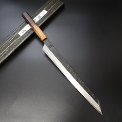 画像6: 飛燕　黒打槌目　焔紅蓮（ほむらぐれん）片刃　青二鋼　