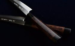 画像4: 堺孝行 斬月 先丸正夫 銀三鋼 塗り鞘ピン付き(元々) 300mm 330mm 360mm 390mm  レア ステンレス系 サビにくい