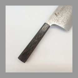 画像3: 堺孝行　コアレスウェンジ輪無柄　幅広文化包丁　195ｍｍ　両刃　VG-10　VG-2  ステンレス系　サビにくい