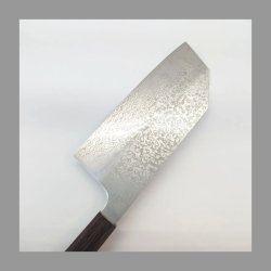 画像5: 堺孝行　コアレスウェンジ輪無柄　幅広文化包丁　195ｍｍ　両刃　VG-10　VG-2  ステンレス系　サビにくい