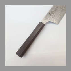 画像3: 堺孝行　コアレスウェンジ輪無柄　小文化包丁　135mm　両刃　VG-10 VG-2  ステンレス系　サビにくい