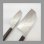 画像5: コアレスウェンジ輪無柄　幅広文化包丁195ｍｍ＋小文化包丁135ｍｍ ２本セット　VG-10　VG-2　ステンレス系　サビにくい  (5)