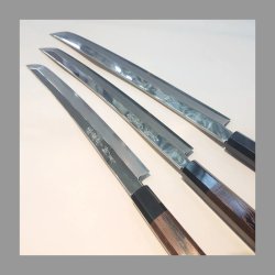 画像4: 堺孝行 斬月 先丸正夫 銀三鋼 塗り鞘ピン付き(元々) 300mm 330mm 360mm 390mm 鏡面 (タケウチ別注)  ステンレス系 サビにくい