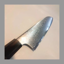 画像17: 堺孝行　銀河 ぎんが ZA-18 和三徳180mm 和牛刀210mm ペテ150mm 菜切165mm ダマスカス ステンレス　堺孝行　sakai takayuki ginga sanntoku gyutou stainless