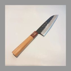 画像2: 三徳　165mm　青紙スーパー　SUPER TAKAYUKI　堺孝行