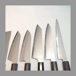 画像10: 梨地 菜切 160mm VG-10 黒檀柄 ステンレス 割込 堺孝行 ステンレス 両刃