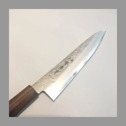 画像5: 2本セット 梨地 ペテ 150mm 牛刀 210mm VG-10 割込 堺孝行 ステンレス 両刃