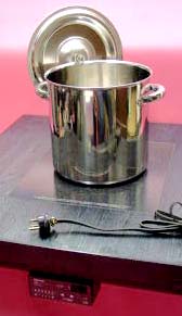 電磁寸胴鍋　２４ｃｍ（１０リットル）　モリブデンジII