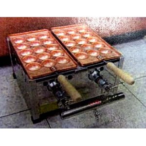 画像: 明石焼き器（手打ち銅板鍋付）　オリジナル特製カンテキ
