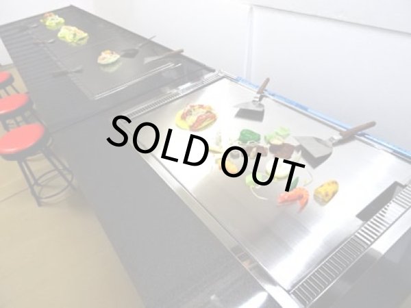 画像3: 全長３８００ｘ８００ｘ高７５０　注文生産　別注可　鉄板焼・お好み焼カウンター/