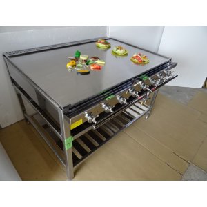 画像: １２００ｘ８００型　バック排気式　注文生産　鉄板焼き器