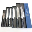 画像4: 【NEW】堺孝行　青海波 せいがいは 新品　最安　190mm　剣型牛刀  160mm 剣型三徳　120ｍｍ剣型ペテ　洋ハンドル Sakai Takayuki  Seigaiha