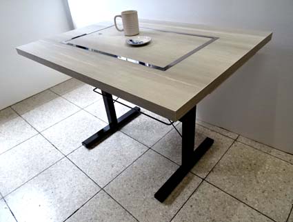 お好み焼きテーブル 鉄板焼きテーブル ダイニング鉄板付テーブル