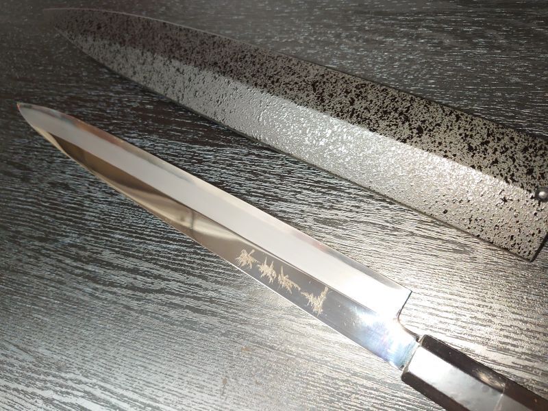 刃渡り270mm柳包丁 銀三 本焼 - 調理器具