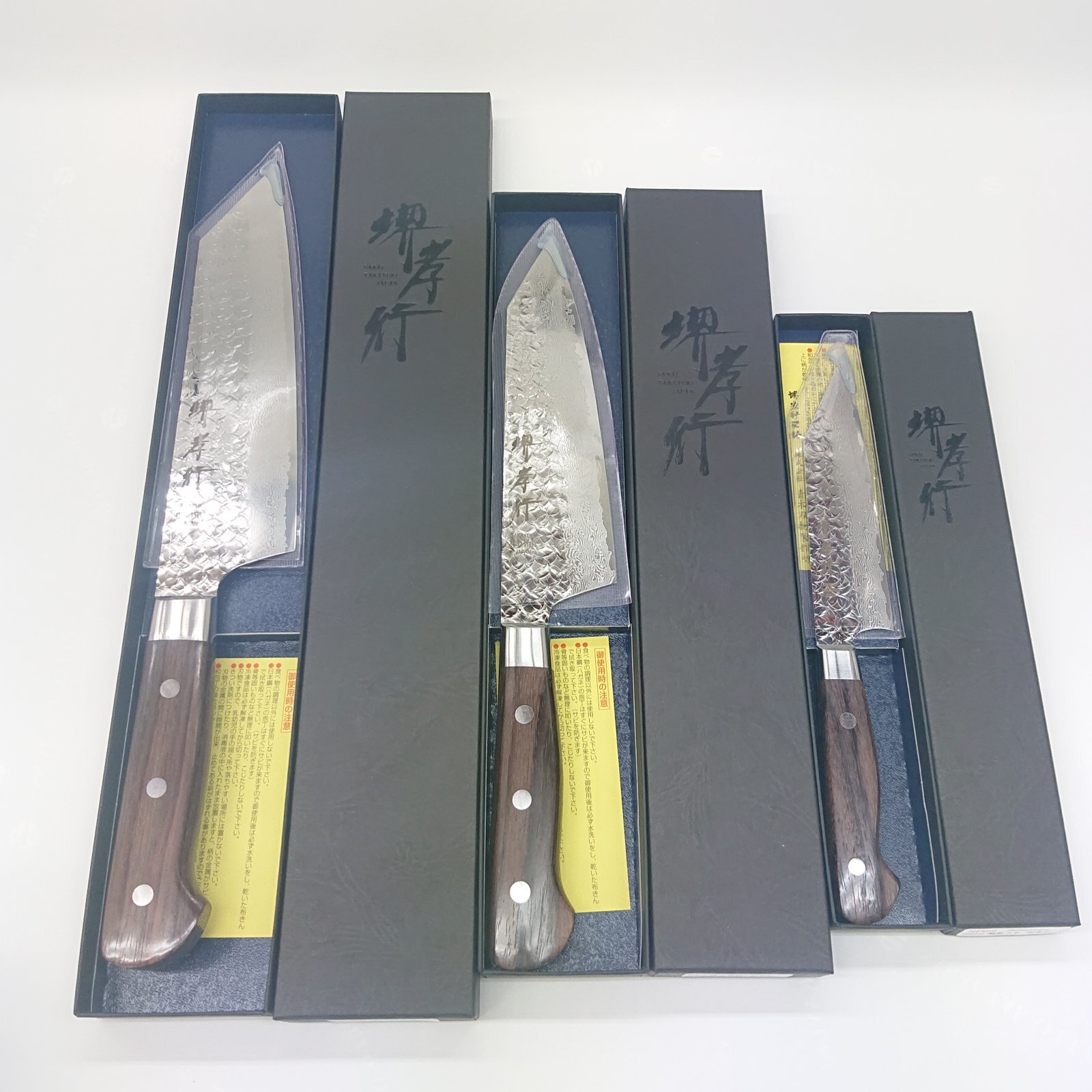 画像: 堺孝行　SPG2　新品　最安　190mm　剣型牛刀  160mm 剣型三徳　120ｍｍ剣型ペテ　洋ハンドル