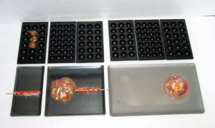 画像: たこ鍋x2枚サイズ黒プレス鉄板