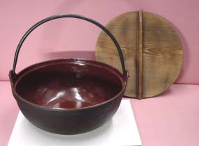 画像3: ジャンボ民芸みやま鍋　３３ｃｍ　展示品ｘ2のみ　ガス用　田舎鍋（いなか鍋）鉄鋳物製
