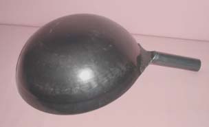 画像: 中華片手鍋（山田・打出し鉄製）板厚1.2ｍｍ 軽くて一般向き