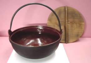 画像2: 電調用　民芸みやま鍋　２７ｃｍ　展示品ｘ2のみ　鉄鋳物製　いなか鍋